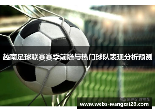 越南足球联赛赛季前瞻与热门球队表现分析预测